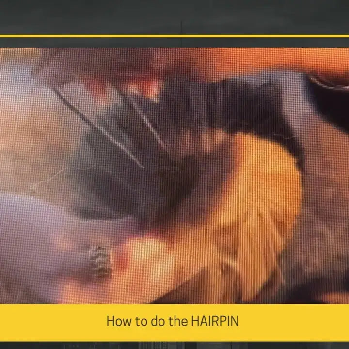 Deze slanke haarspeld houdt fijn...