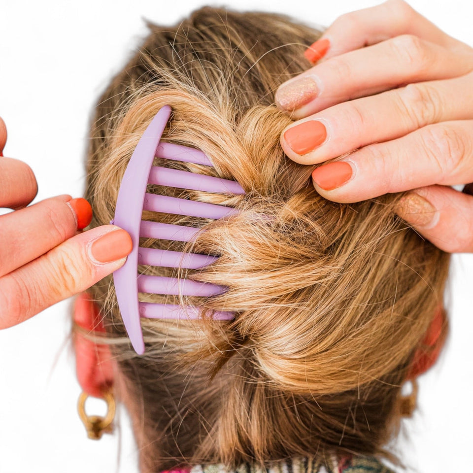 Haarkam voor een stijlvolle updo – perfecte grip voor fijn én dik haar