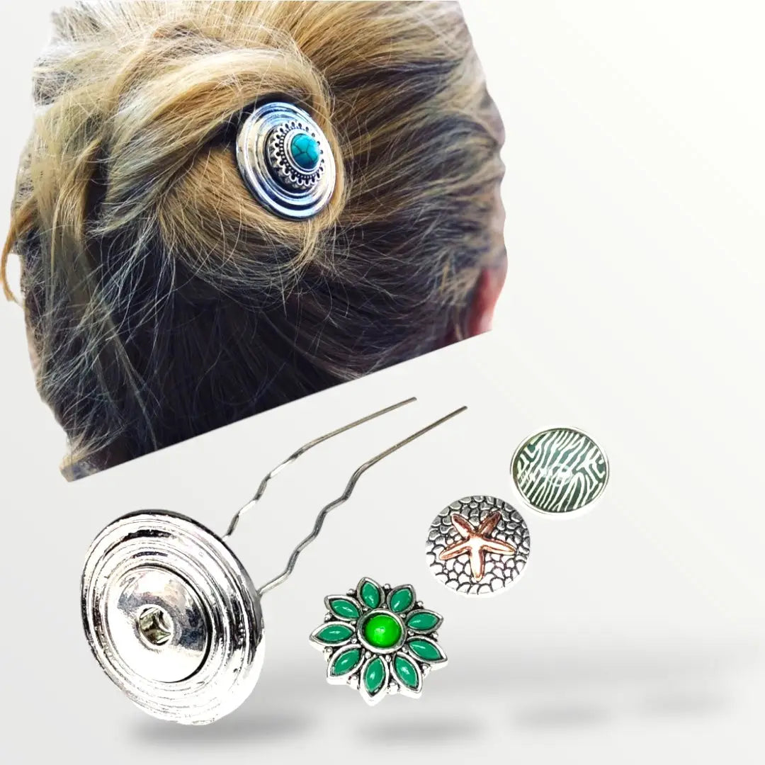 Hairpins de ibiza met clicksysteem