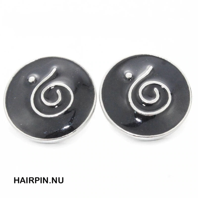 Metal Hairpin click / chunk button 074-a - HAIRPIN.NU