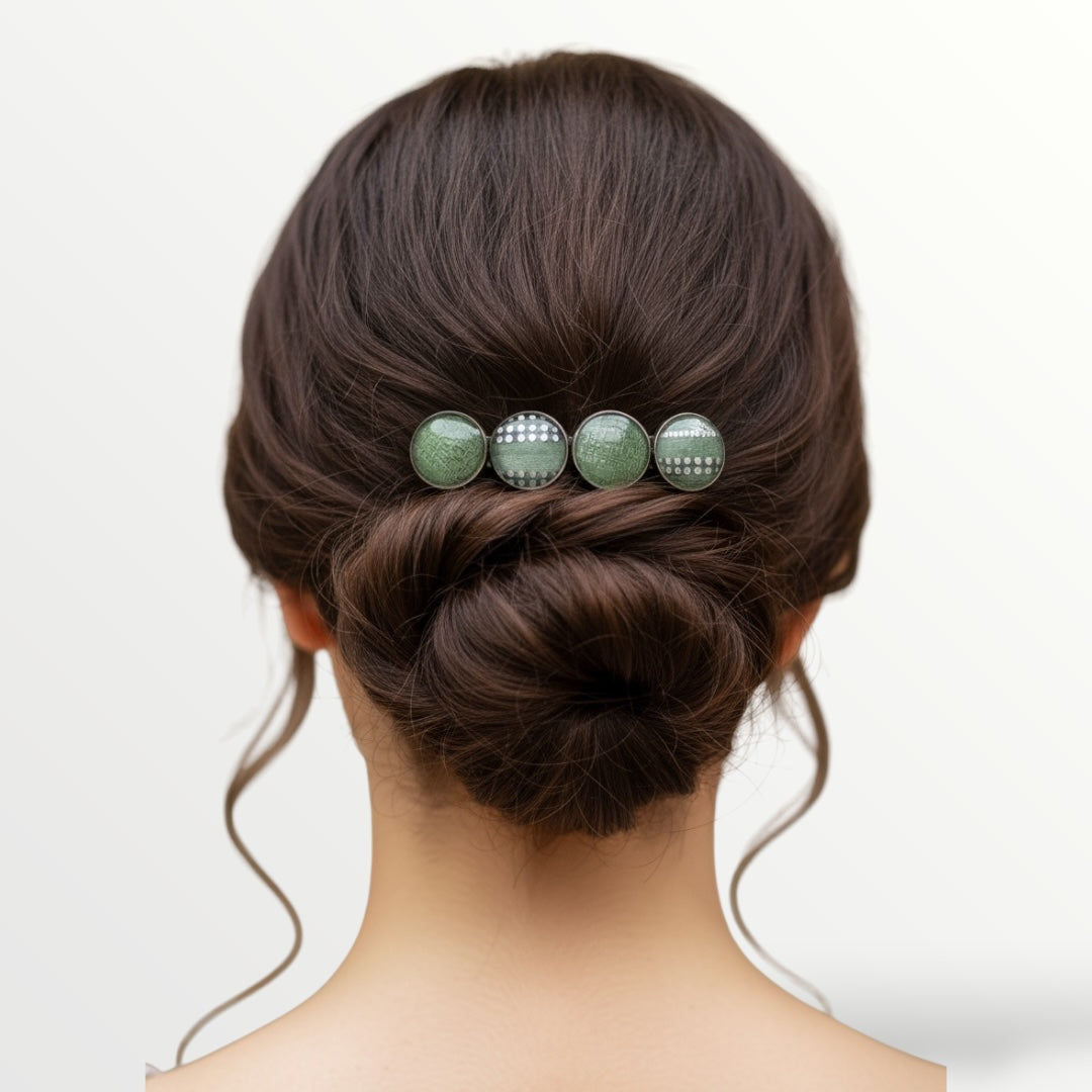 Haarspeld Color Hairclip XL – Olijf, groen