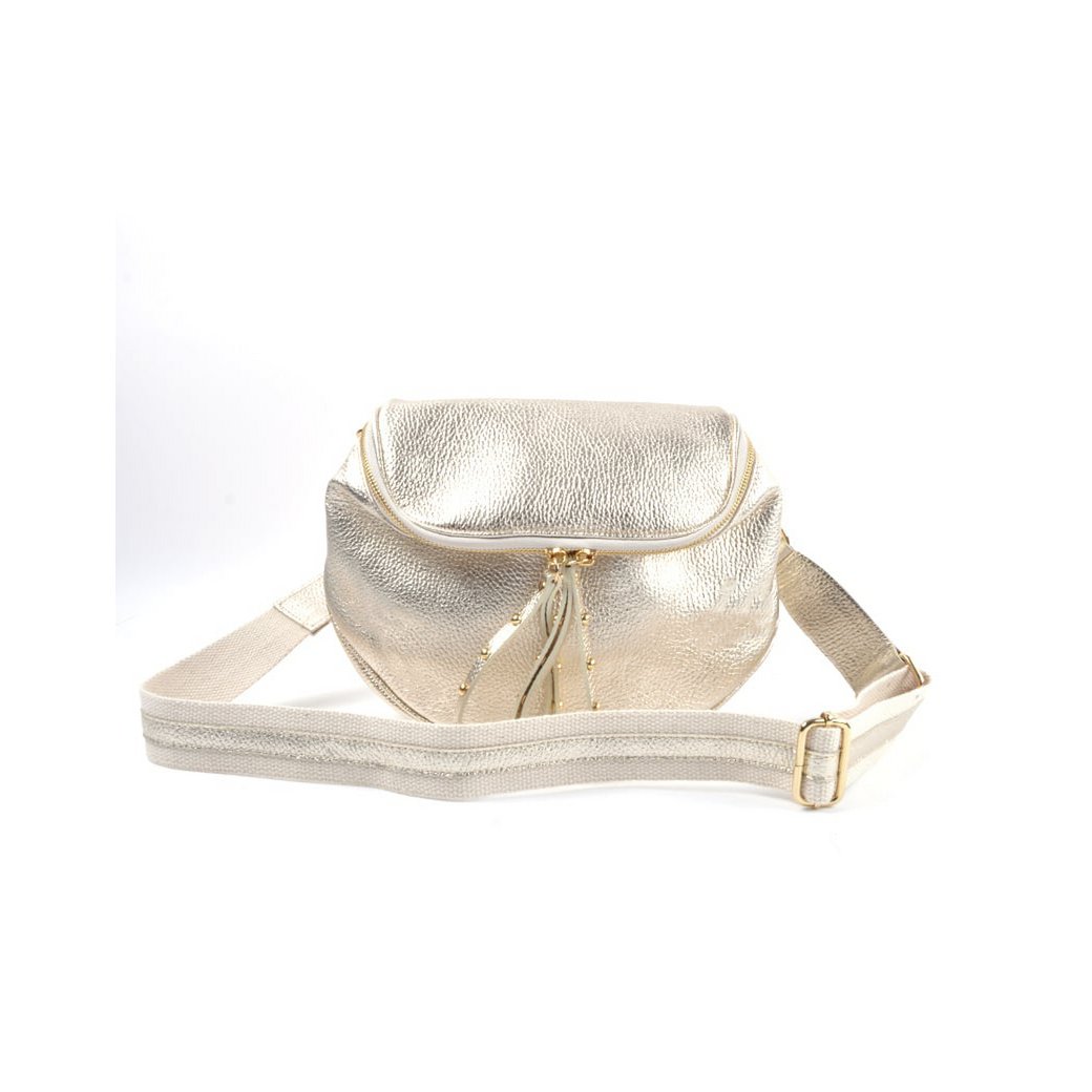 Lederen heuptas Metallic | 5526071