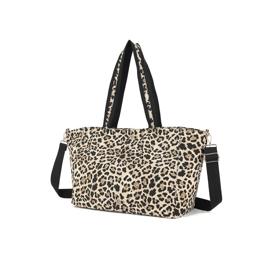 Kunslederen handtas | Panter | 80149