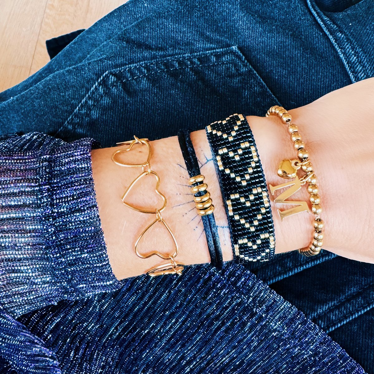 Harten kettingarmband