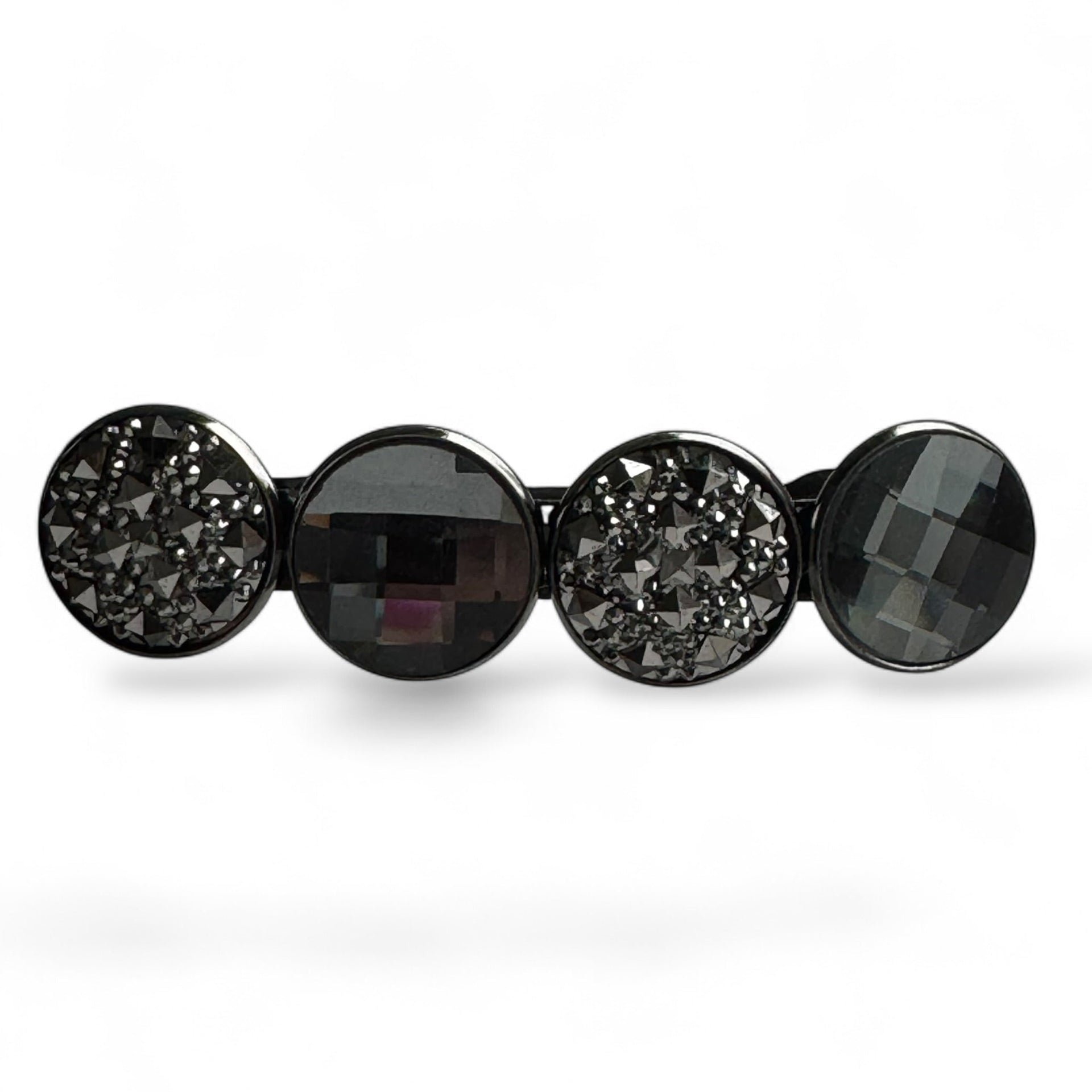 Haarspeld color hairclip xl – robuust glossy grijs - haarspelden