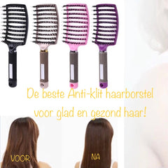 Fingerbrush anti-statische haarborstel