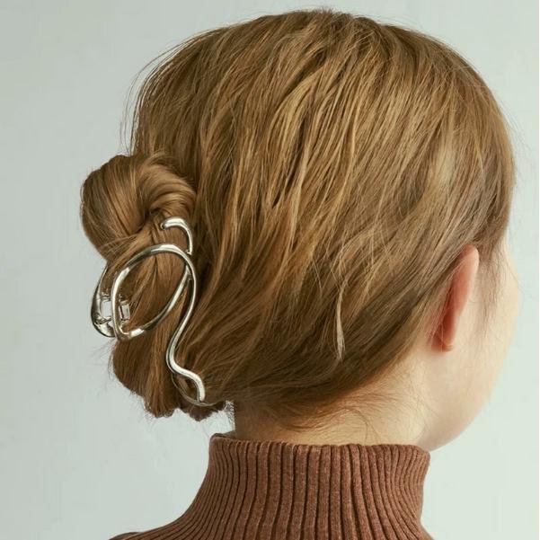 Muzieksnoer grote klauw metalen haarclips