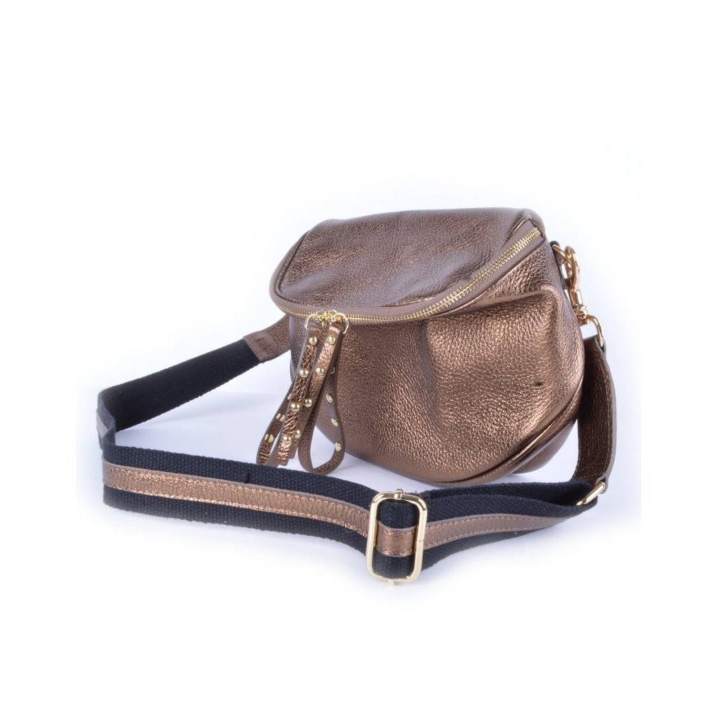 Lederen heuptas Metallic | 5526071