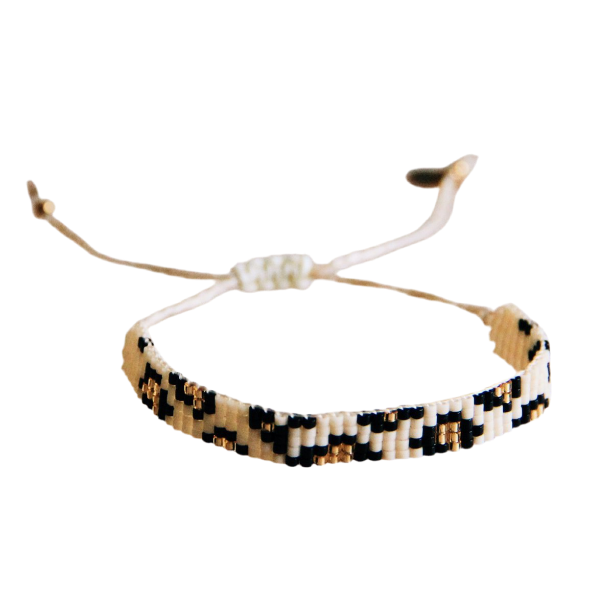 SS104: Weefarmband luipaard