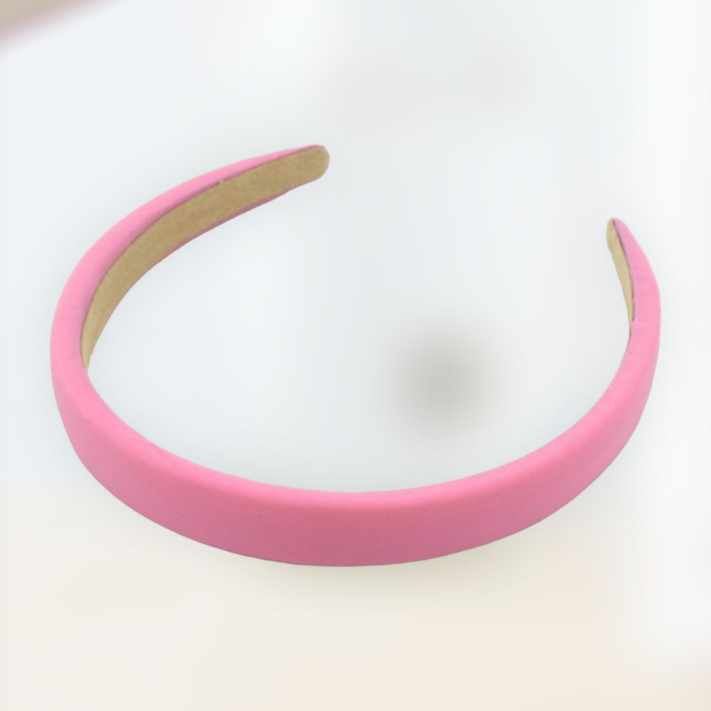 Diadeem / Haarband effen 2cm Roze