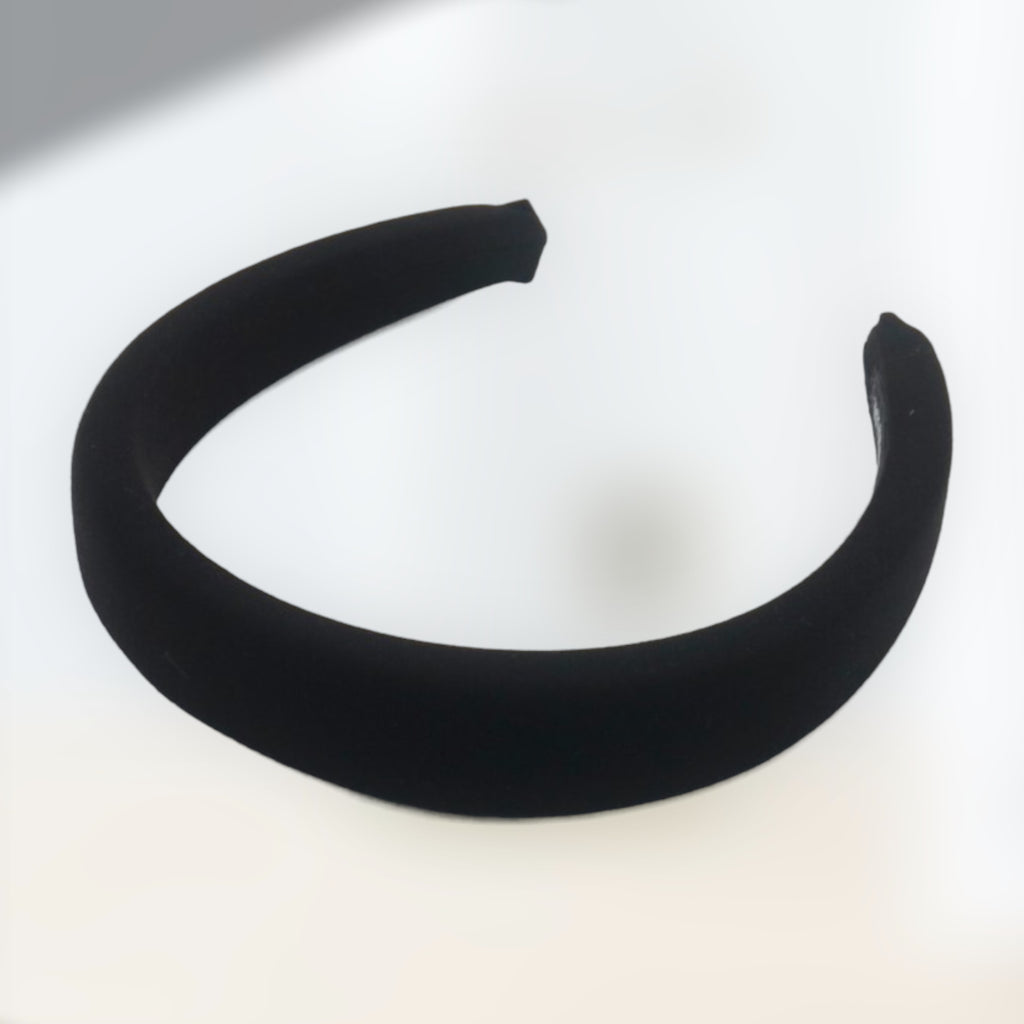 Diadeem / Haarband effen 3cm Zwart