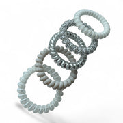 Haarelastiek-spiraal-ribbels-grijs-5stuks