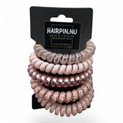 Haarelastiek-spiraal-ribbels-nude-5stuks