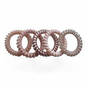 Haarelastiek-spiraal-ribbels-nude-5stuks