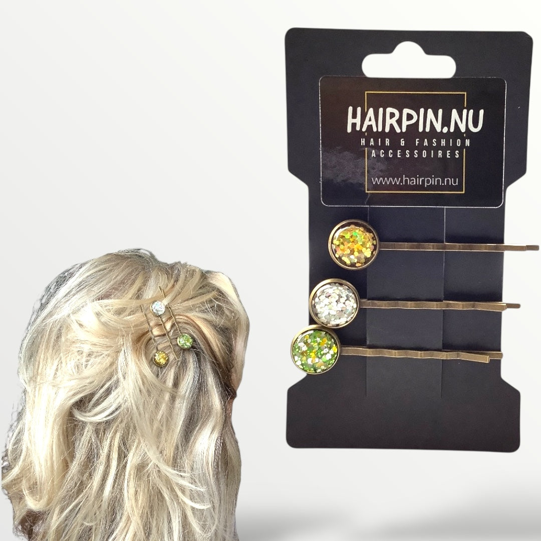 Schuifspeldjes Color Hairclip 3 stuks