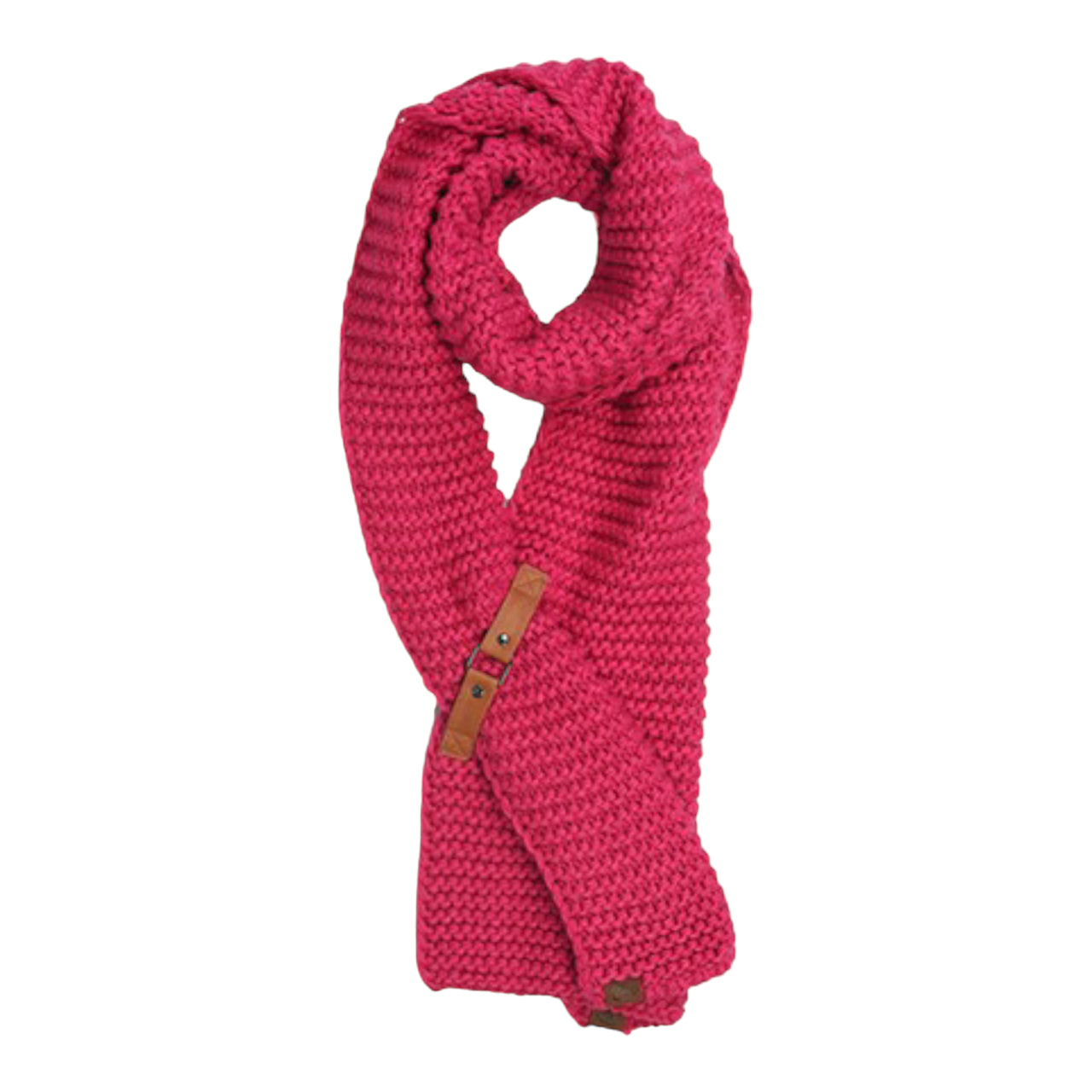 Roze Iceland sjaal grof gebreid