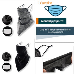 mondkapje sjaal comfort gezichtsbescherming