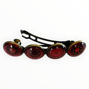 haarspeld-cabochon-Bohemian-Ibiza-boho-rood-zwart-print-hairpin_nu
