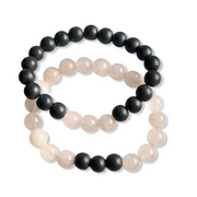 Armband set rosequartz