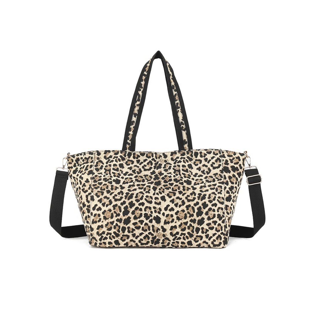 Kunslederen handtas | Panter | 80149