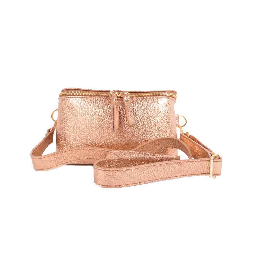 Lederen heuptas - Metallic | 5527731