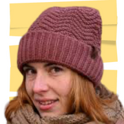 Beanie oudroze warme winter muts - muts