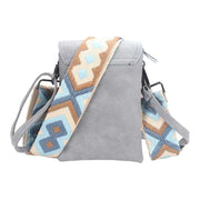 Blauw telefoon- en schoudertasje kansas - crossbodybag