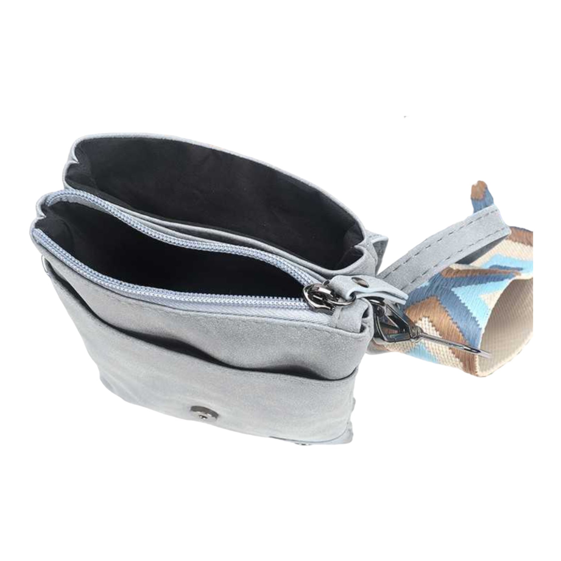 Blauw telefoon- en schoudertasje kansas - crossbodybag