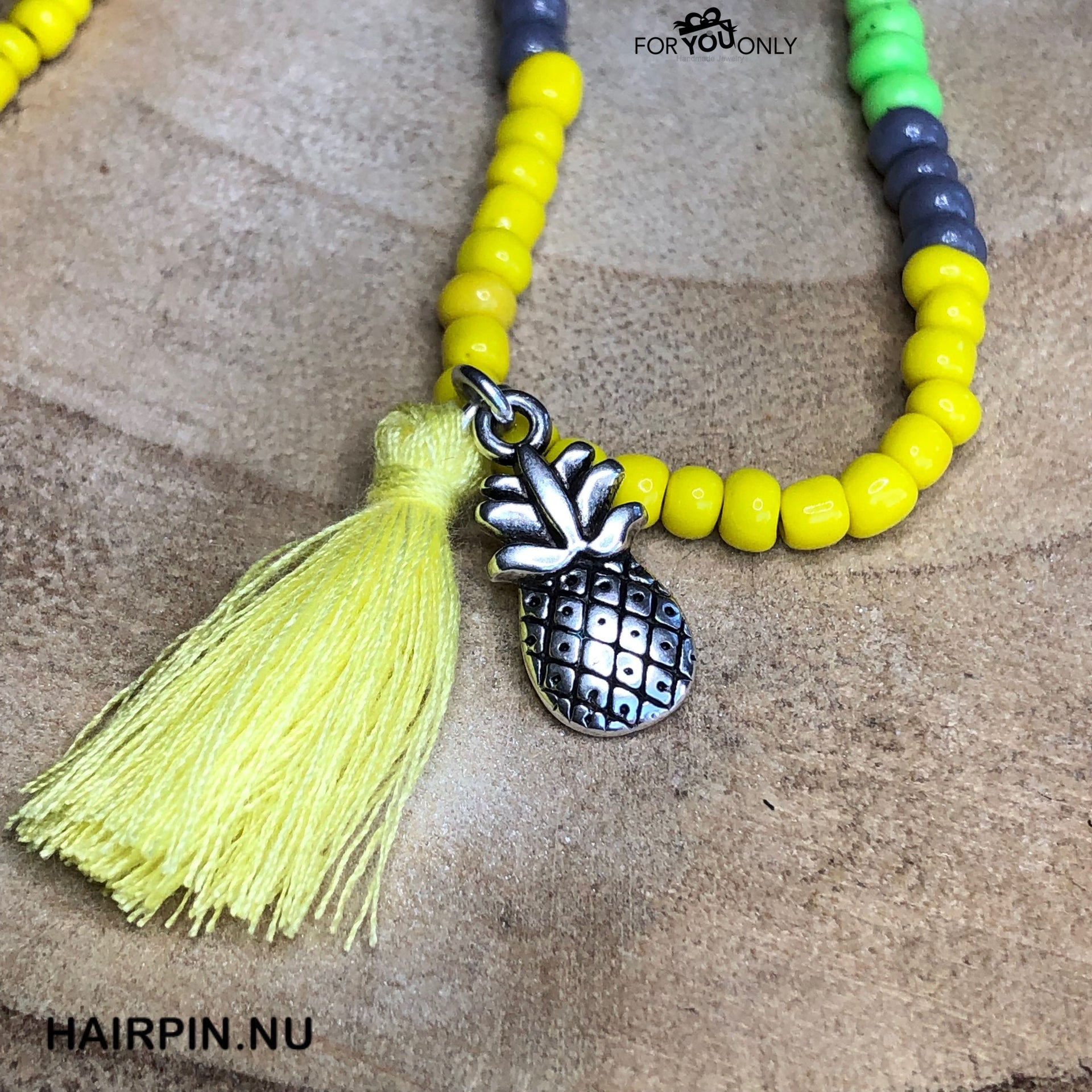 Brillenkoordje geel-groen