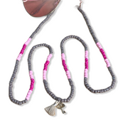 Brillenkoordje grijs-roze