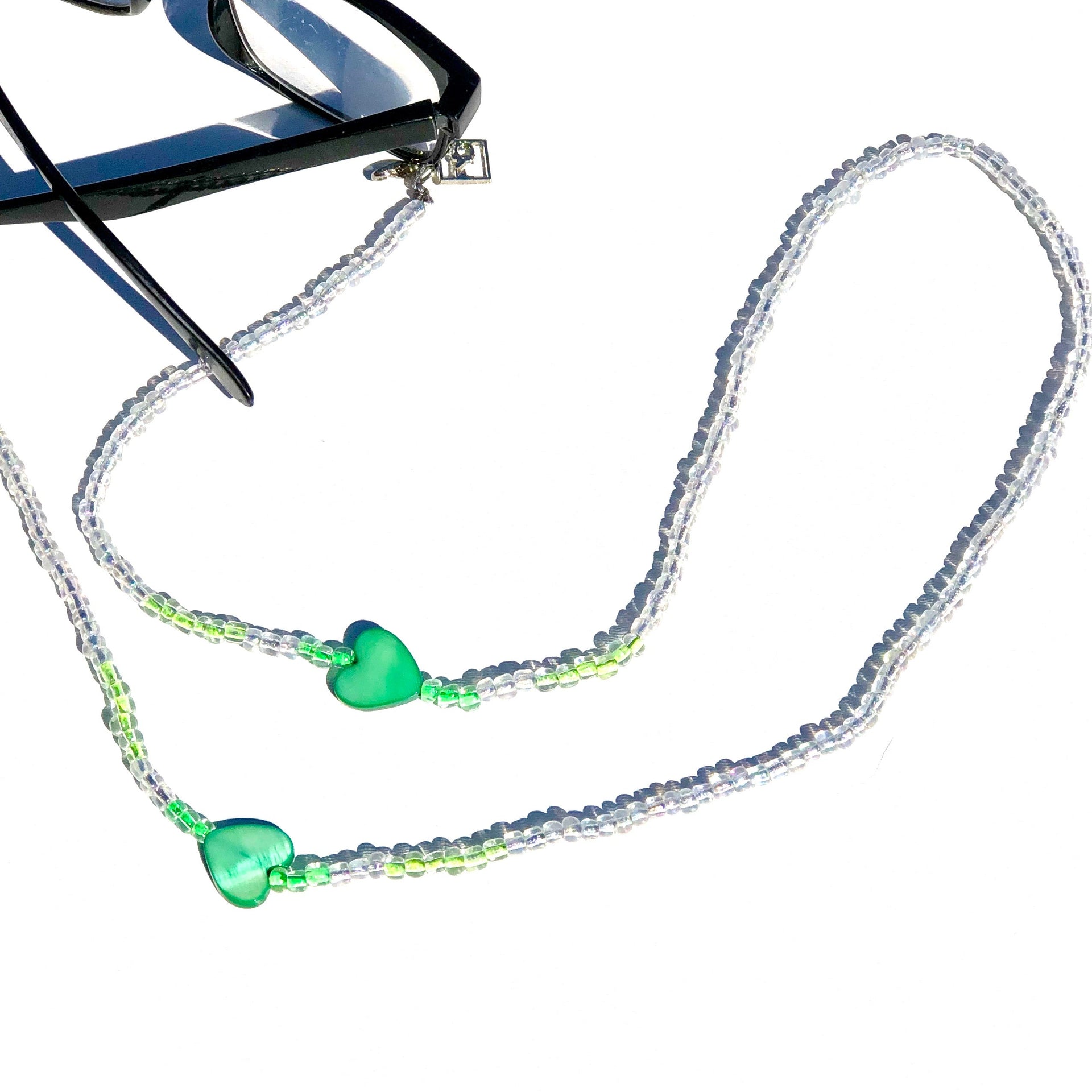 Brillenkoordje groen love