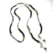 Brillenkoordje z/w-goud