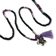 Brillenkoordje zwart lila