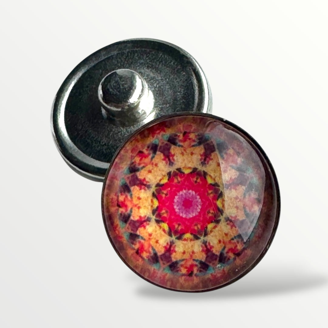 Metal Hairpin click / chunk button 0132