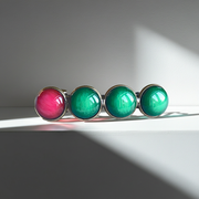 Color hairclip groen - rood