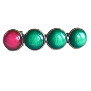 Color hairclip groen - rood