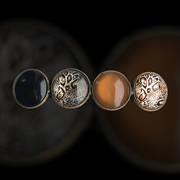 Color hairclip haarspeld bruin zwart print original - original hairclip