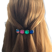 Color hairclip haarspeld colors groen blauw roze xl - haarspelden