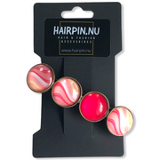 Color hairclip haarspeld coral waves xl - haarspelden
