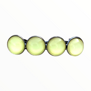 Color hairclip haarspeld effen geel xl