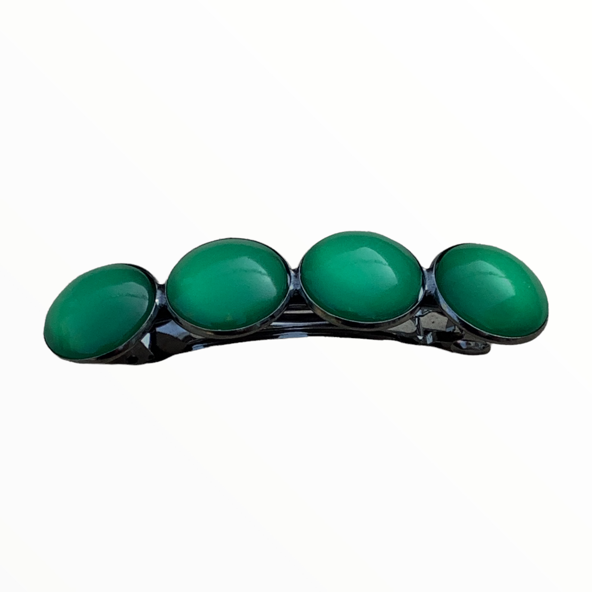Color hairclip haarspeld effen groen xl