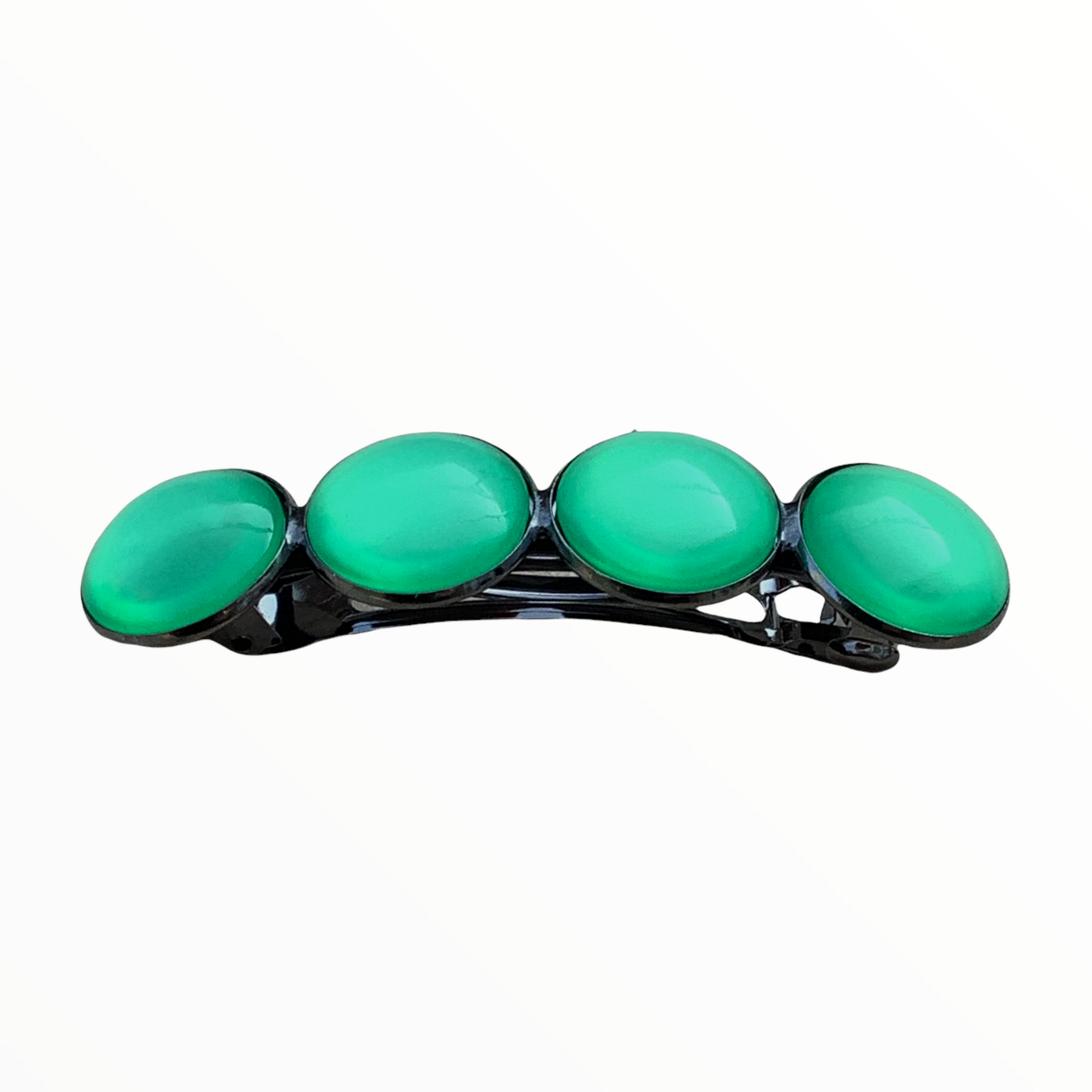 Color hairclip haarspeld effen lichtgroen xl