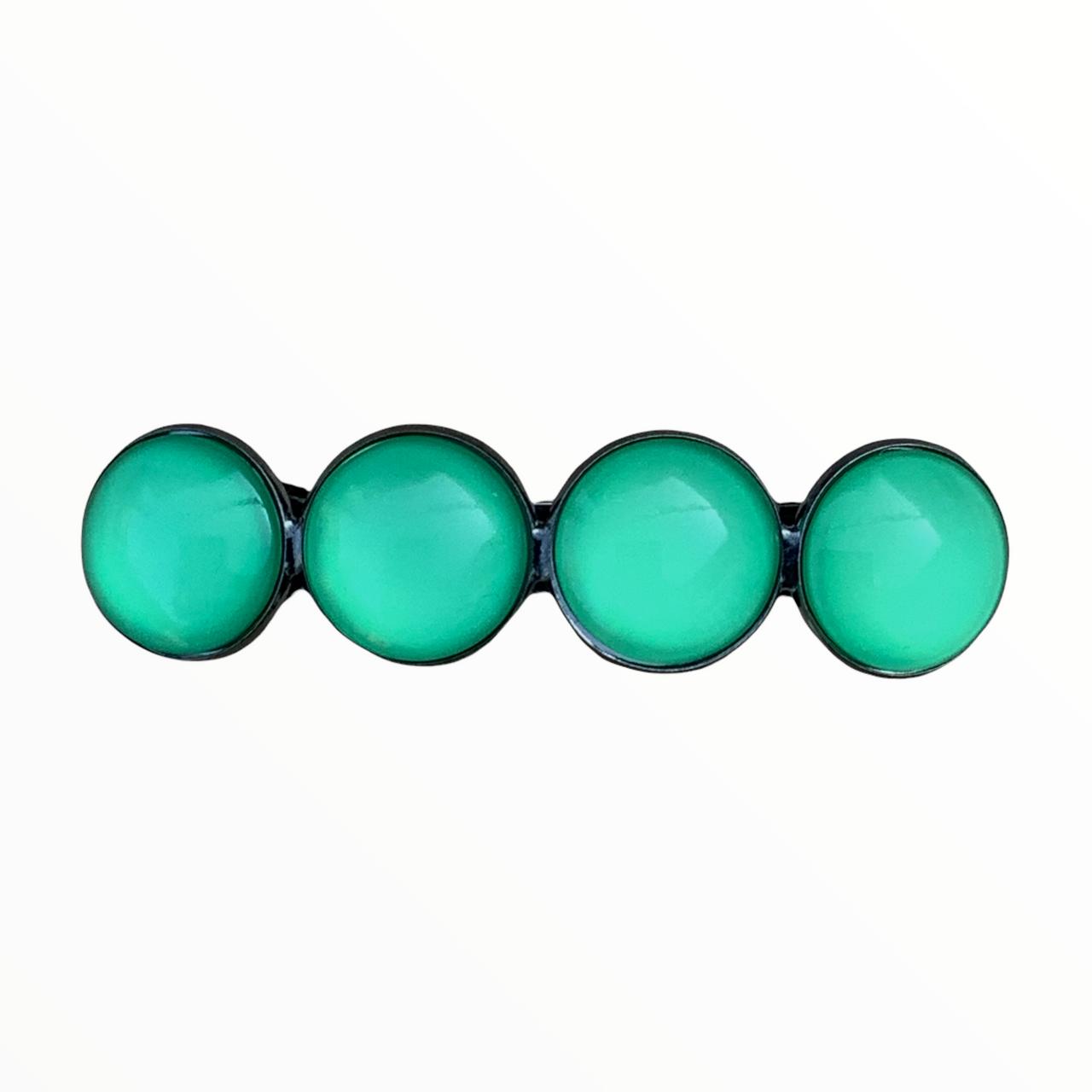 Color hairclip haarspeld effen lichtgroen xl