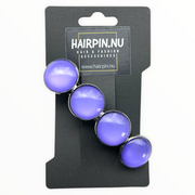 Color hairclip haarspeld effen lila paars xl