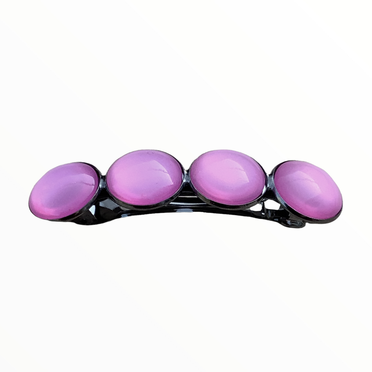 Color hairclip haarspeld effen roze xl