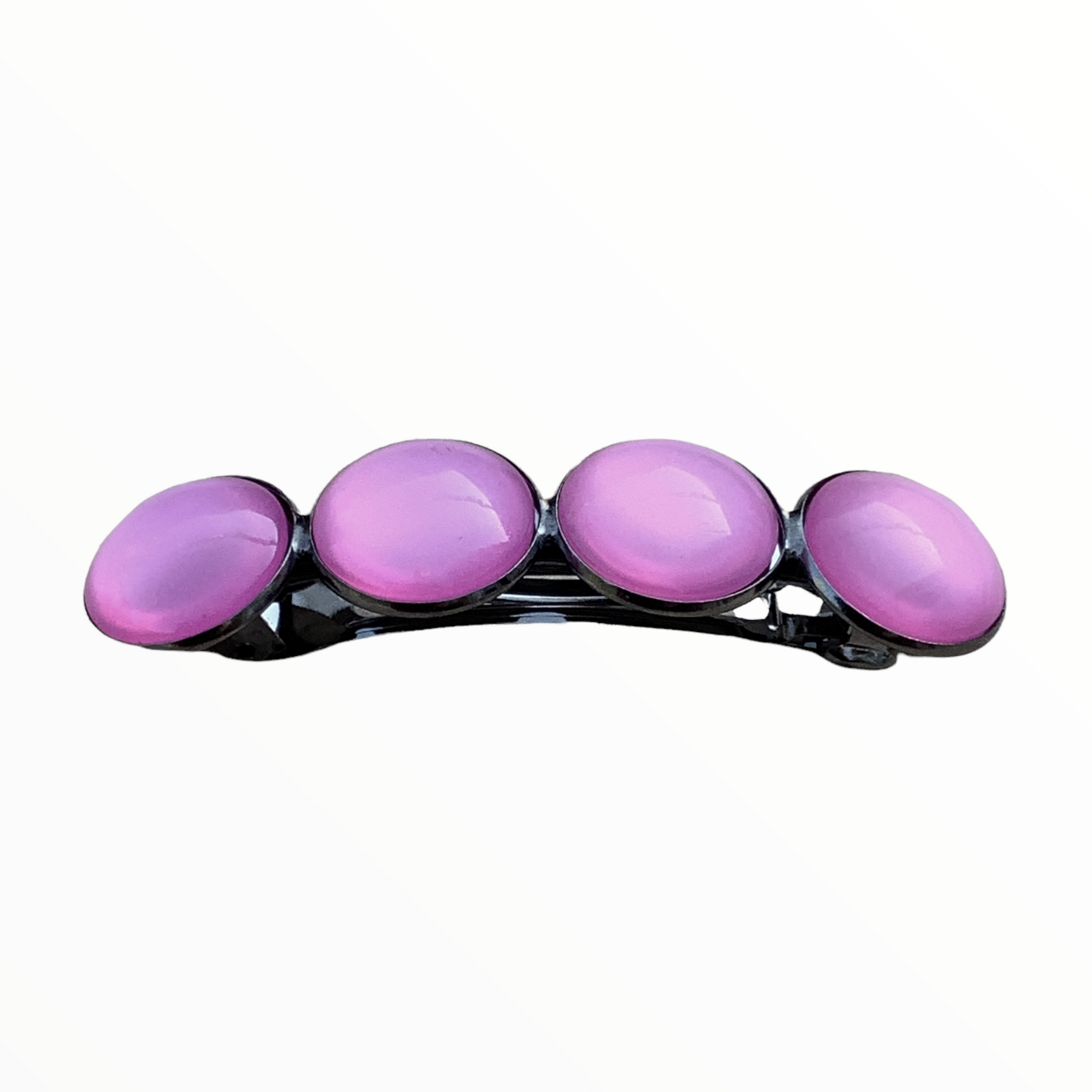 Color hairclip haarspeld effen roze xl