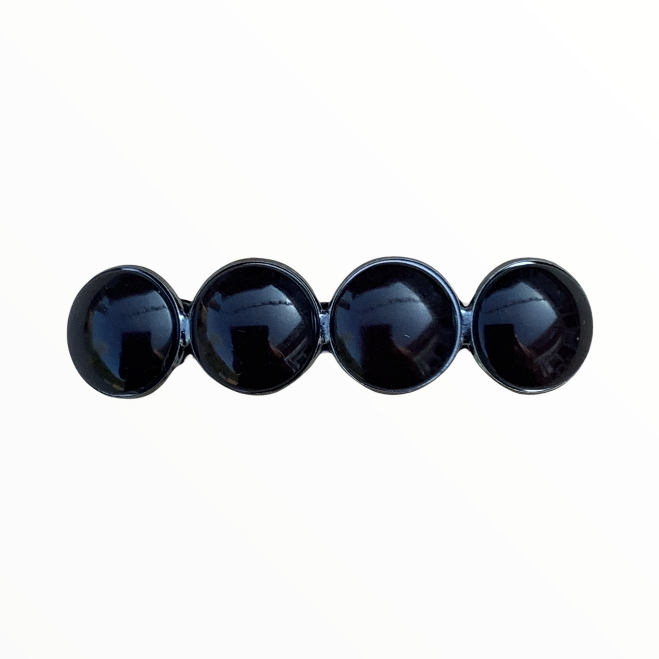 Color hairclip haarspeld effen zwart xl