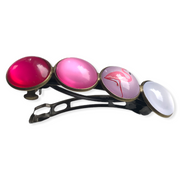Color hairclip haarspeld flamingo roze xl - haarspelden