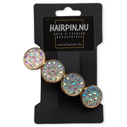 Color hairclip haarspeld goud glossy xl - haarspelden