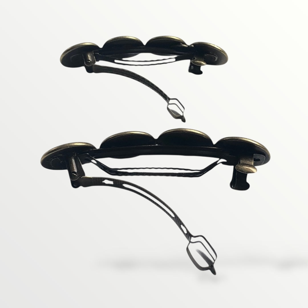 Color hairclip haarspeld grijs lila mix xl - haarspelden